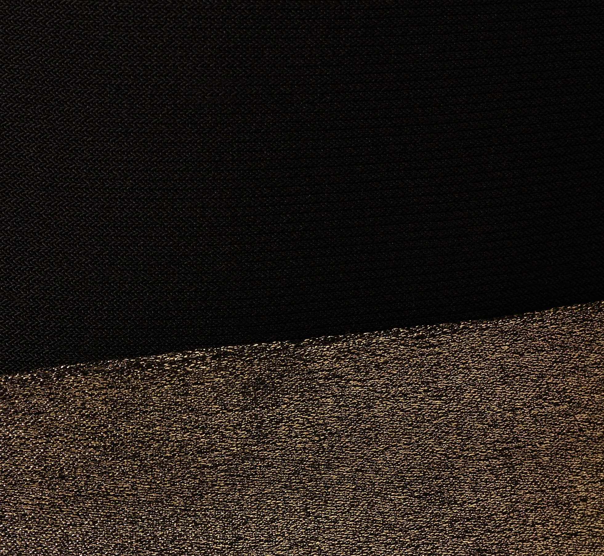 Jersey Metallic Combo Short Dress In Black Gold - Image 7