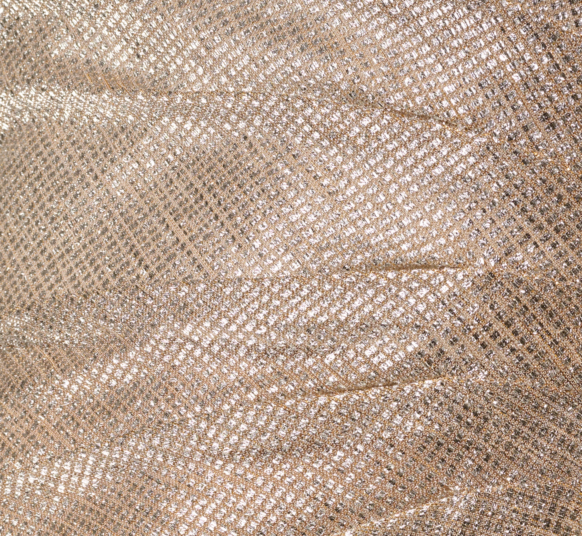 Metallic Flutter Knit Gown In Alabaster - Image 6