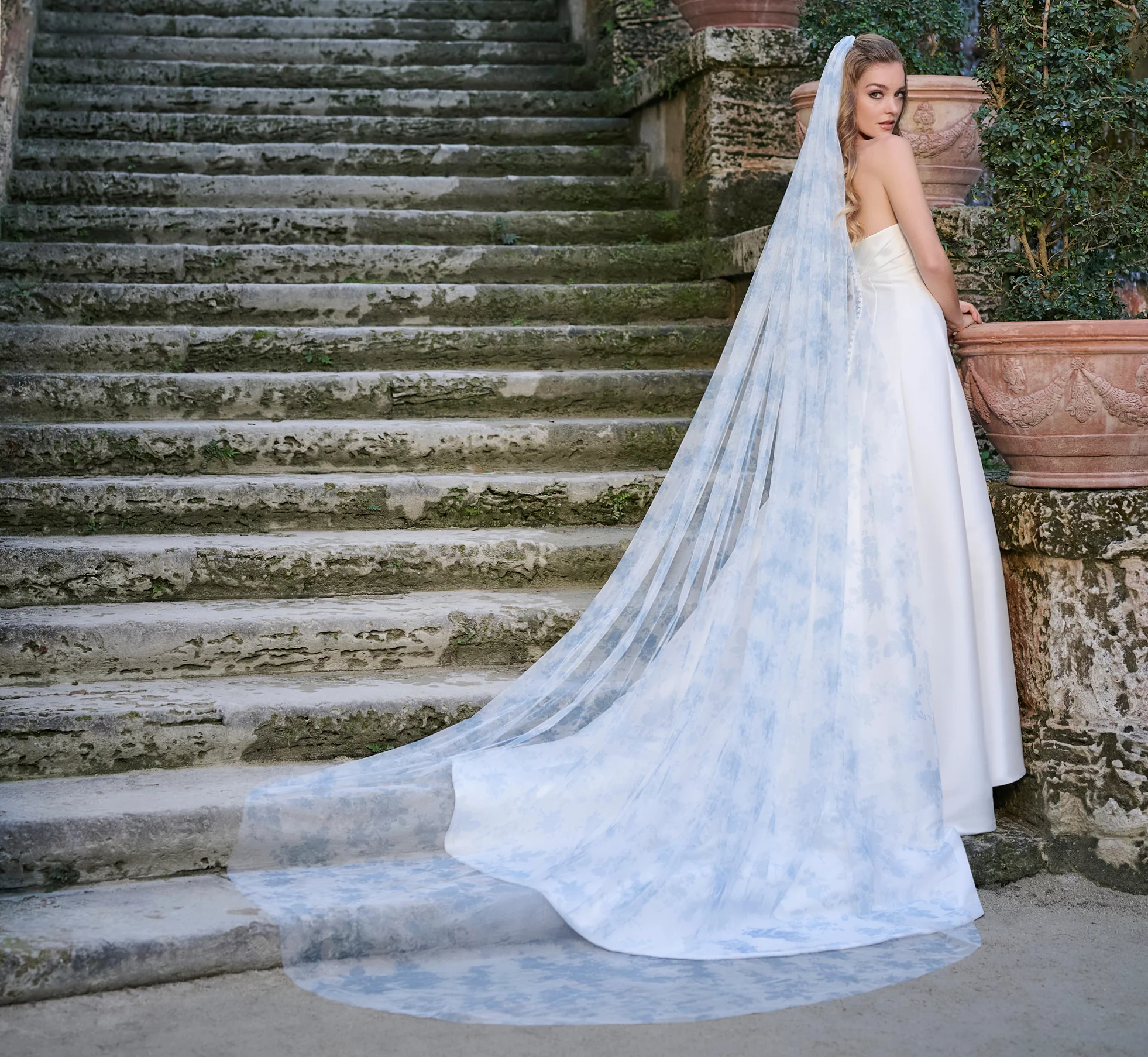 Mikado A-line gown in Ivory - Image 2