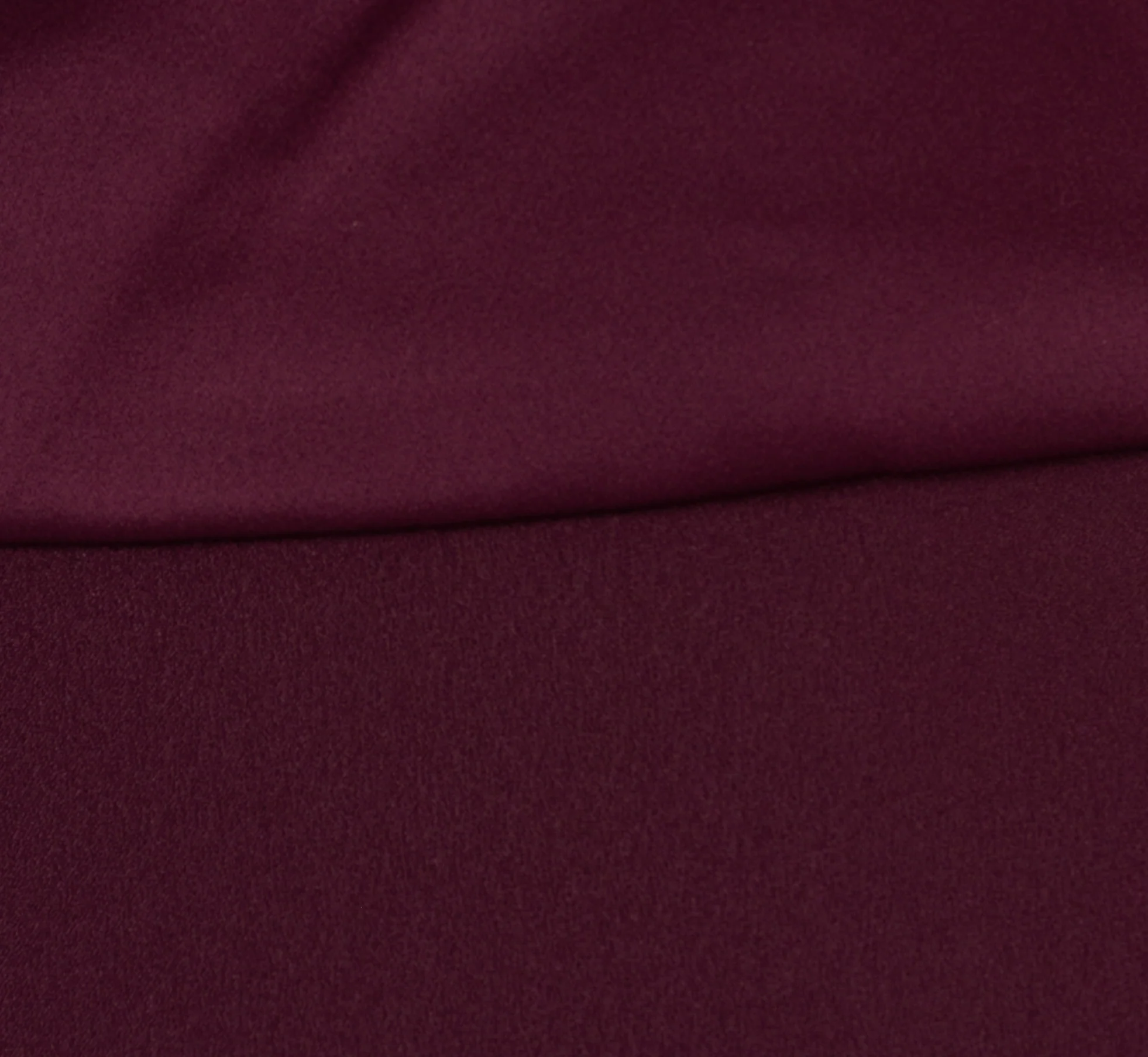 One-Shoulder Long Satin Crepe Mermaid Gown In Bordeaux Glow - Image 7