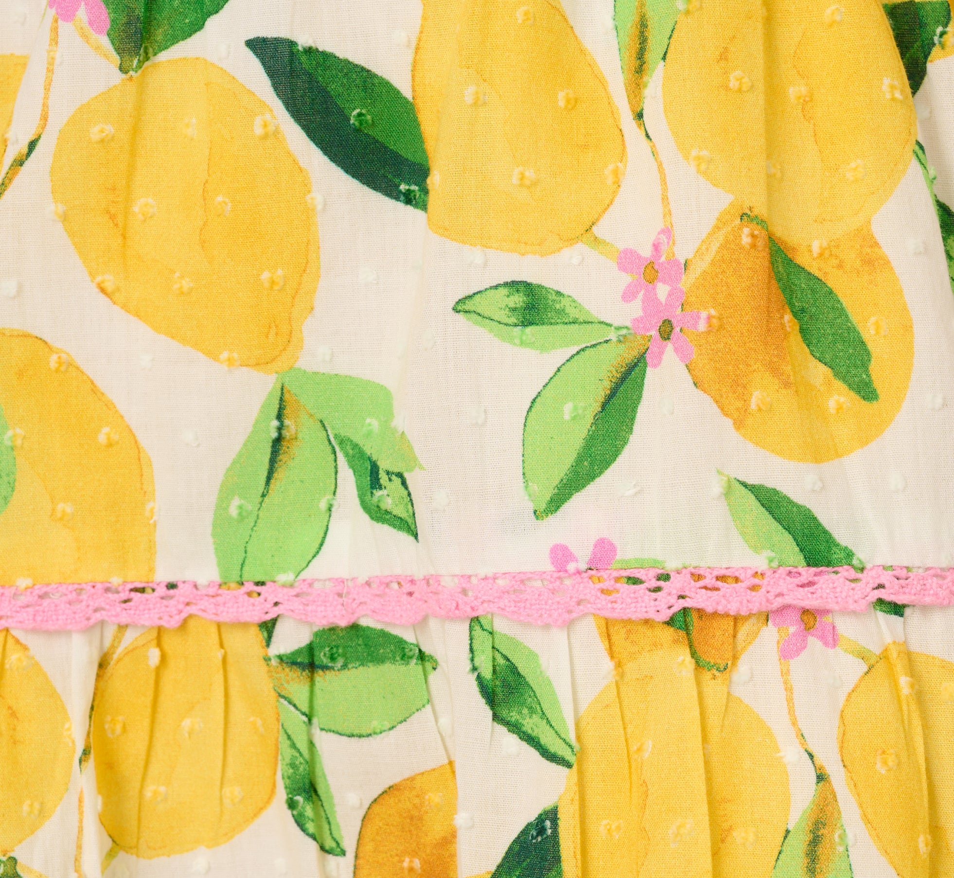 One Shoulder Ruffle Lemon Print Mini Dress In White Multi - Image 7