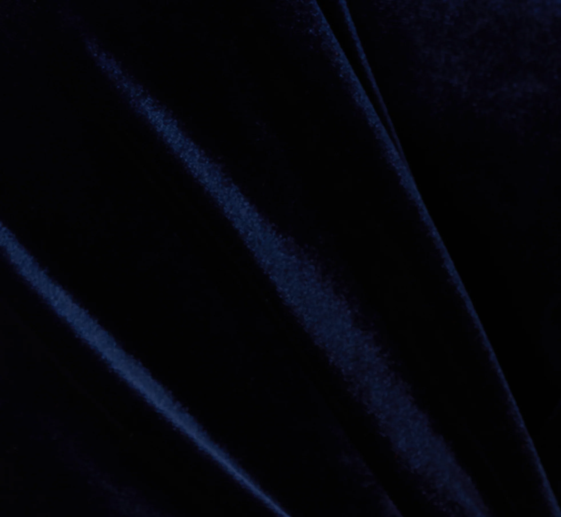 One Shoulder Velvet Jumpsuit With Draped Accent In Midnight - Image 6