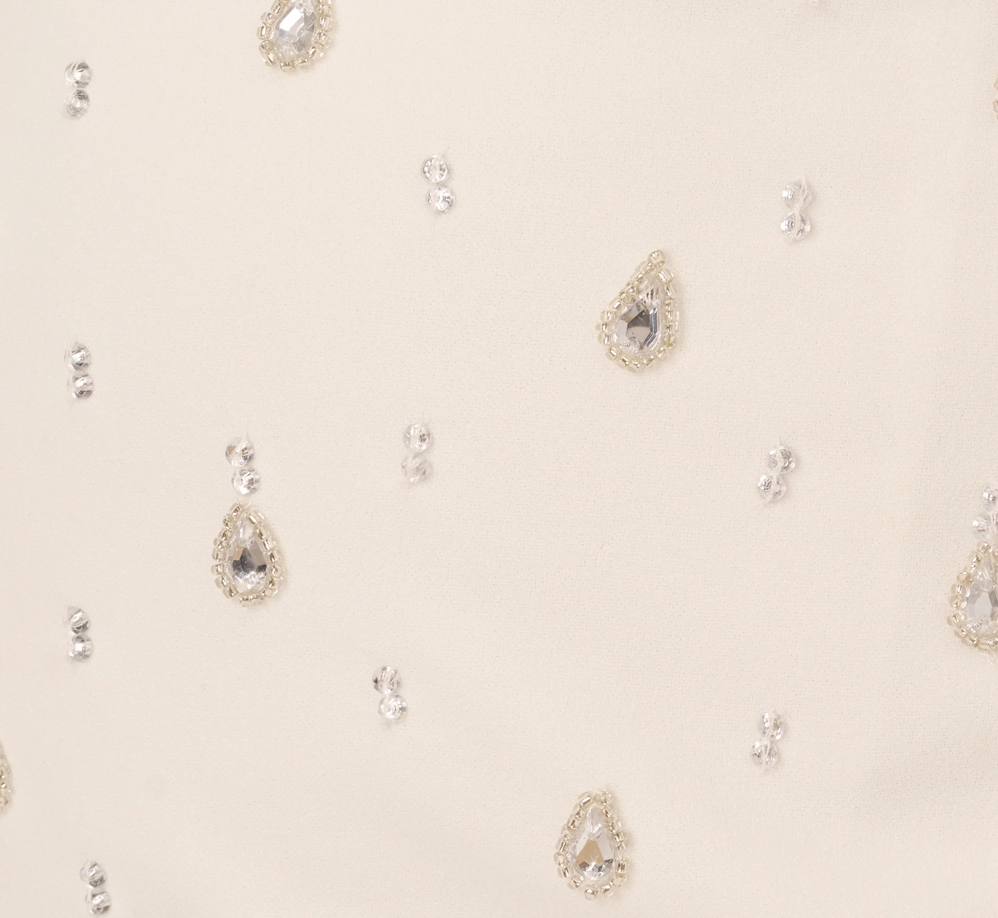 Sleeveless Beaded Mini Sheath Dress In Ivory - Image 7