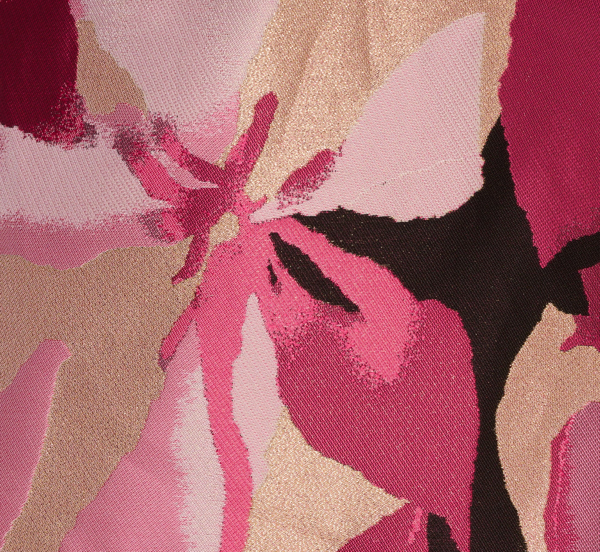 Sleeveless Floral Jacquard Mini Shift Dress In Pink Multi - Image 7