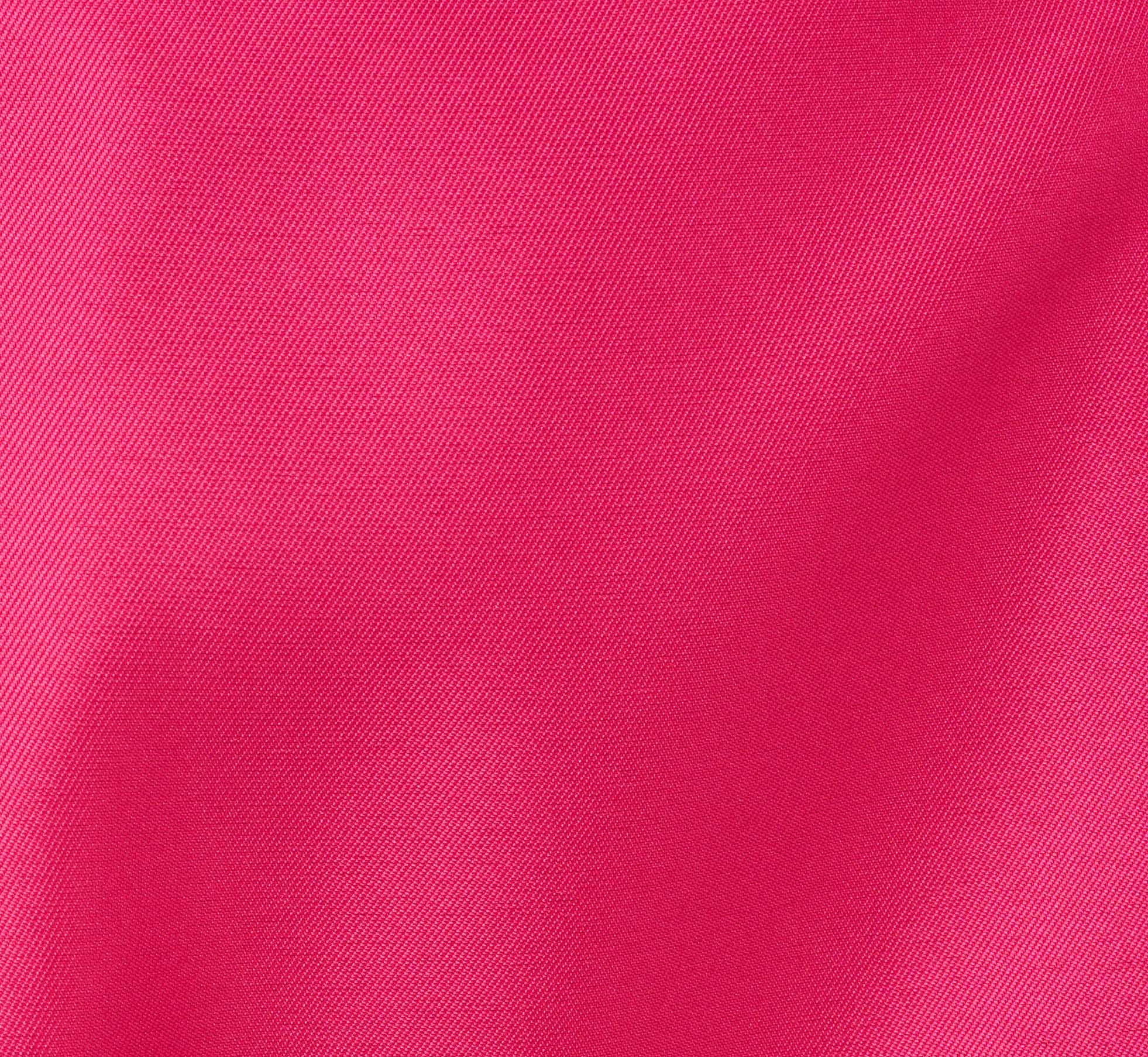 Sleeveless Mikado Fit And Flare Midi Dress With V-Back In Electric Pink - Image 6